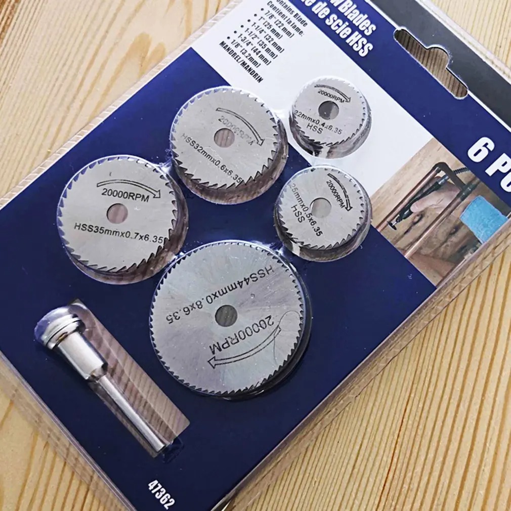 6 adet HSS Dairesel Testere Bı - Cordless Rotary Tool Kit Accessories incelemesi ve fiyatı
